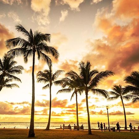 호놀룰루 Aqua Palms Waikiki Ocean View Lanai Parking Included 아파트 외부 사진