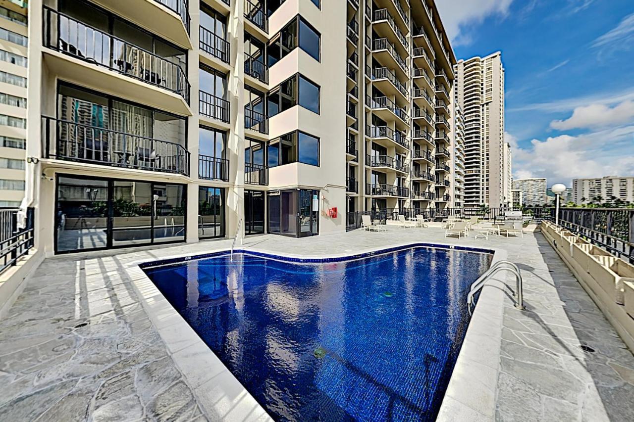 호놀룰루 Aqua Palms Waikiki Ocean View Lanai Parking Included 아파트 외부 사진