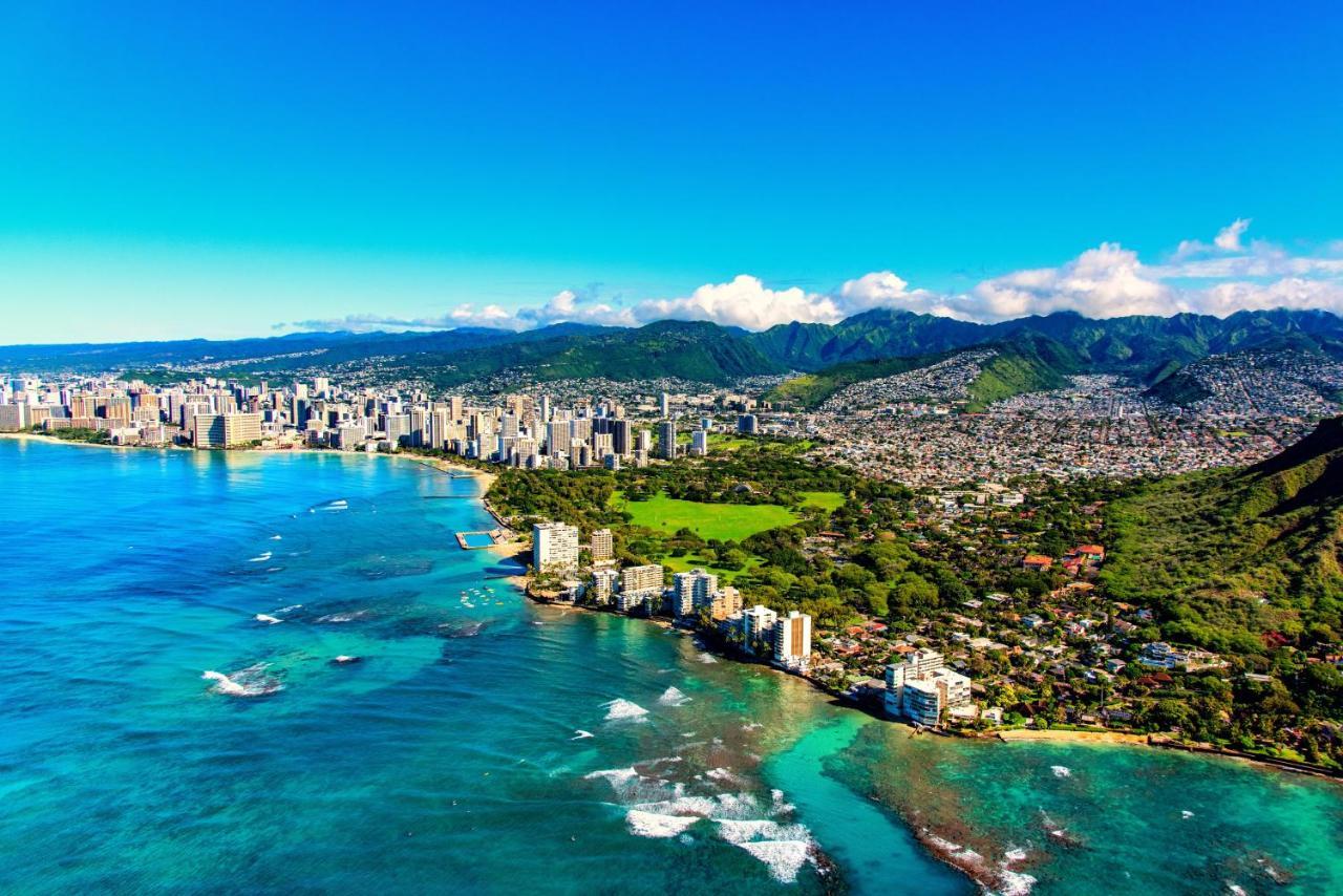 호놀룰루 Aqua Palms Waikiki Ocean View Lanai Parking Included 아파트 외부 사진